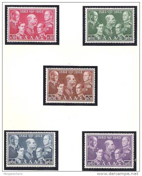 HELLAS, 1963,  MI 802-806 **  DYNASTIE COMPLET - Nuovi