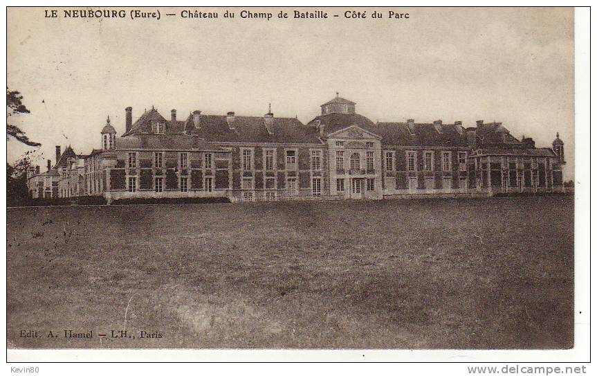 27 LE NEUBOURG Château Du Champ De Bataille Côté Du Parc - Le Neubourg