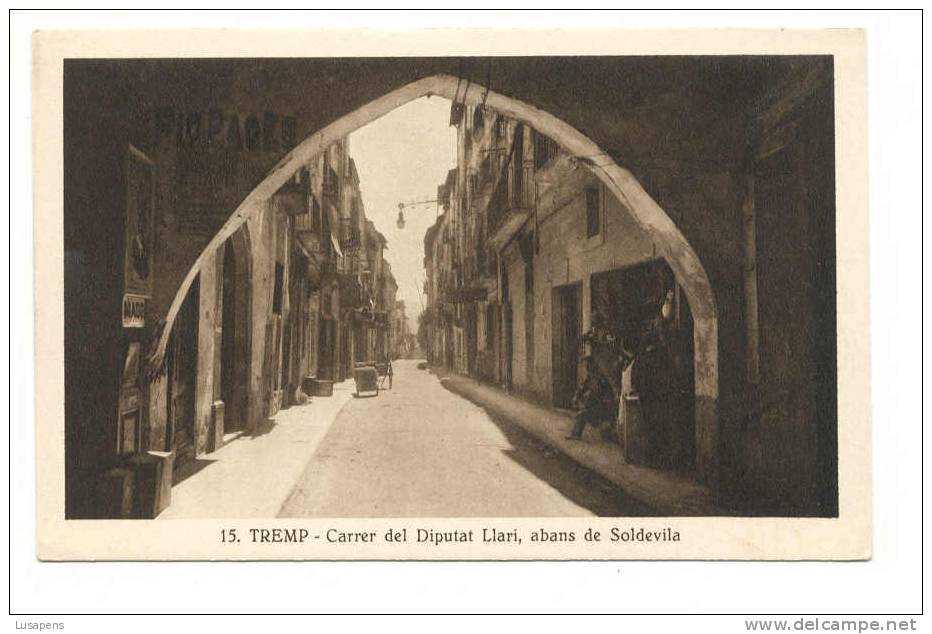 OLD FOREIGN 0795 - ESPAÑA SPAIN -TREMP - Carrer Del Diputat Llari, Albans De Soldevila - Lérida