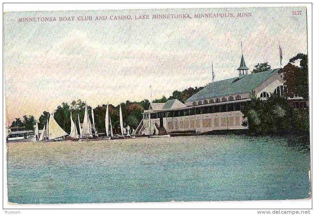 M1640 - Minnetonka Boat Club And Casino, Lake Minnetonka, Minneapolis - Altri & Non Classificati