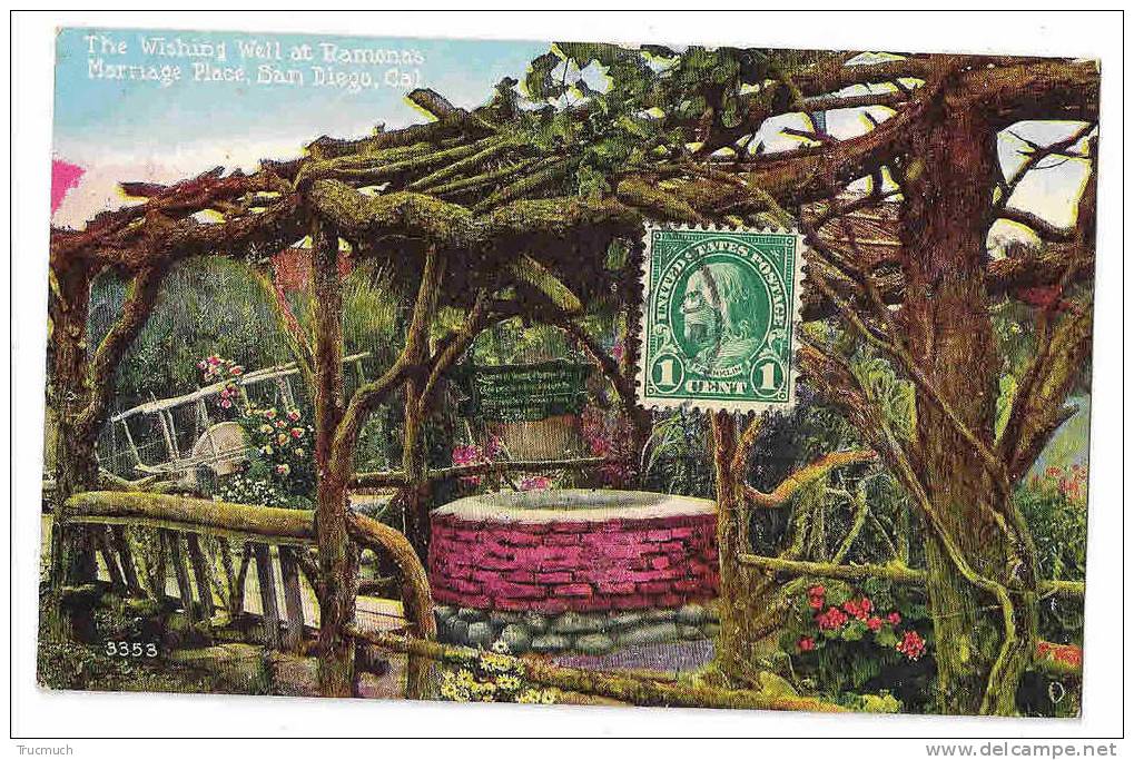 M1655 - The Wishing Well At Ramona's Marriage Place San Diego - San Diego