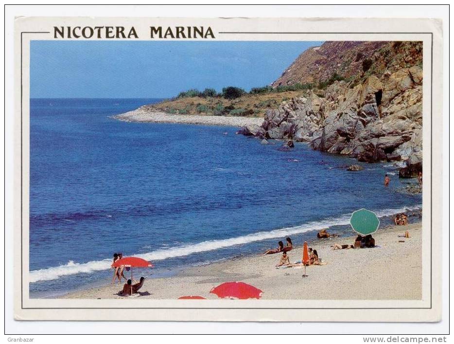 NICOTERA MARINA,  LA SPIAGGIA,  VG 1990,  ANIMATA - Vibo Valentia