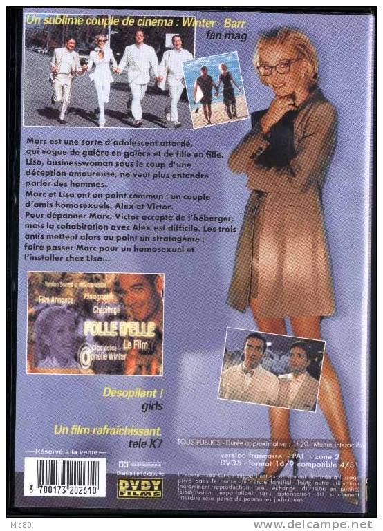 DVD Zone 2 "Folle D'elle" NEUF - Comédie