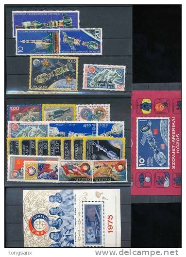 Weltraum Space ** MNH Lot Alle Welt + Blocks SPACE LOT - Asia