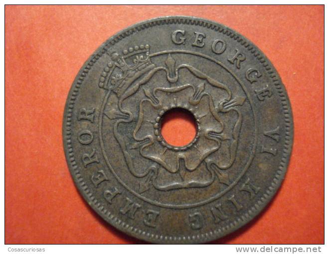 1845 RHODESIA ZIMBABWE ONE PENNY   AÑO / YEAR  1944   EF - Rhodesia