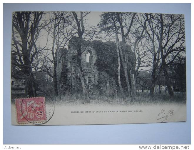 Ruines Du Vieux Chateau De La Villetertre.1903 - Saint-Martin-du-Tertre