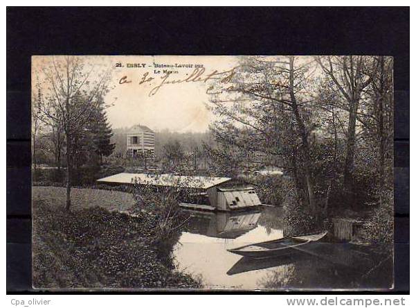 77 ESBLY Bords Du Morin, Bateau Lavoir, Ed Jonet 21, 1908 - Esbly