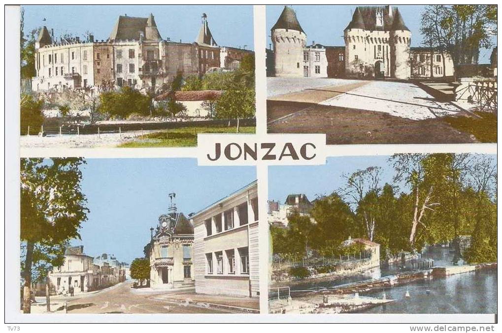 CpE2622 - JONZAC - Carte Multivues - (17 - Charente Maritime) - Jonzac