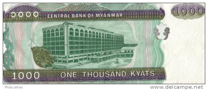 MYANMAR  -  1000 Kyats  -  Pick N° 77 Ba - Myanmar