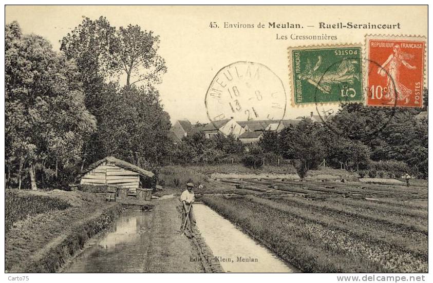 RUEIL SERAINCOURT 95 - Les Cressonnières - Métiers - Agriculture - Meulan - Seraincourt