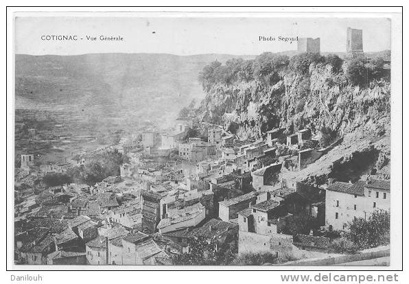 83 // COTIGNAC, Vue Générale, Photo Segond, - Cotignac