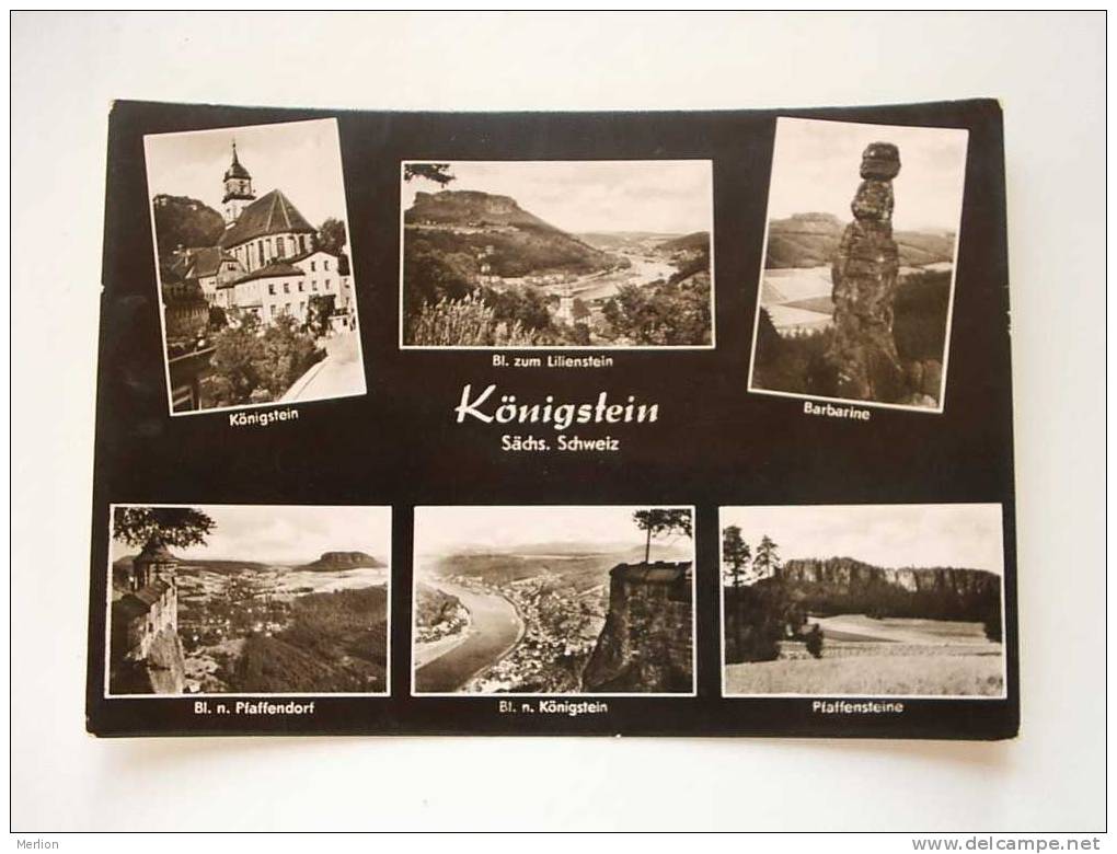 Königstein  - Saxony - Cca 1961      - VF -   D34047 - Koenigstein (Saechs. Schw.)
