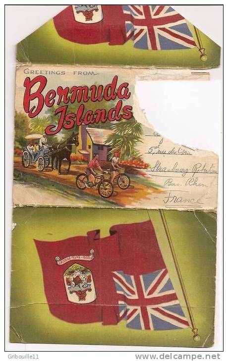 BERMUDA ISLANDS  - ** GREETINGS FROM AN ISLAND PARADISE **(POCHETTE DE 18 VUES DIFFERENTES EN RECTO VERSO)  -  Editeur ? - Bermudes