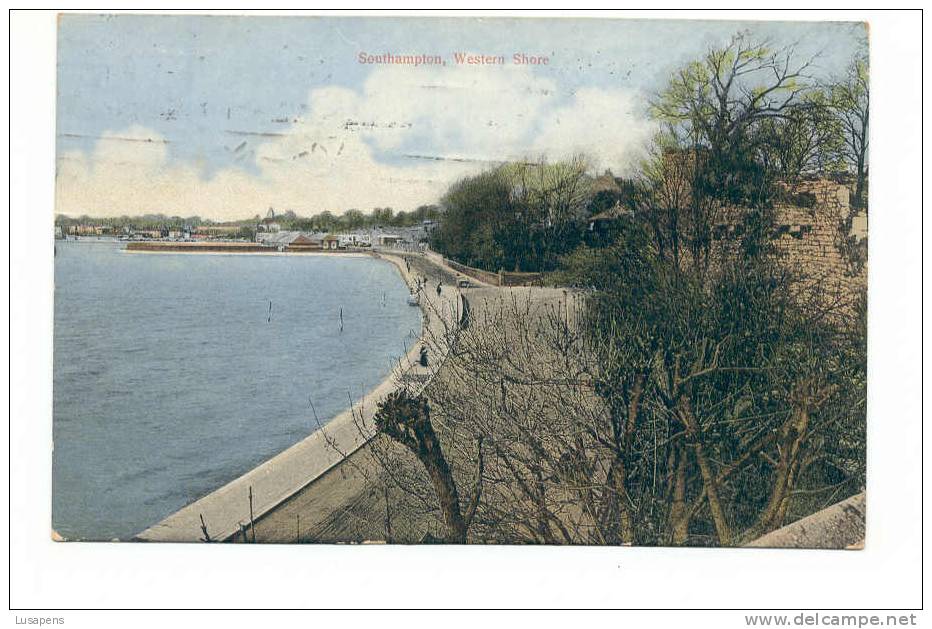 OLD FOREIGN 0856 - ENGLAND - SOUTHAMPTON - WESTERM SHORE - Southampton