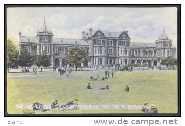Students On The Lawn, Alfred College, Adelaide, South Australia - Adelaide