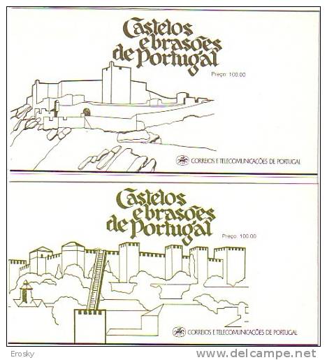 E940 - PORTUGAL Yv N°C1709/C1710 ** CARNET CHATEAUX - Booklets