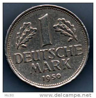 Allemagne 1 Mark 1950 F Ttb - 1 Mark