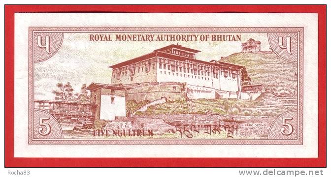 BILLET - BHUTAN - 5 Ngultrum De 1985 - Pick 14 - Bhután