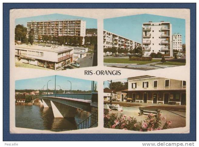 CP RIS ORANGIS - ESSONE - LE QUARTIER DE LA GARE - ECRITE EN 1975 - EDITIONS RAYMOND - Ris Orangis