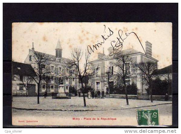 77 MITRY Place De La République, Animée, Ed Susset, 1908 - Mitry Mory