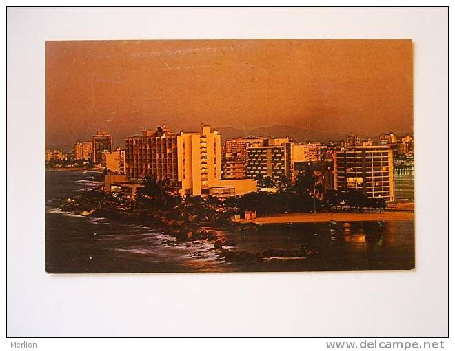 Puerto Rico -Condado Sajn Jeronimo Flamboyan Hotels  Condado Lagoon - San Juan   -cca 1950-60's   VF    D34212 - Puerto Rico