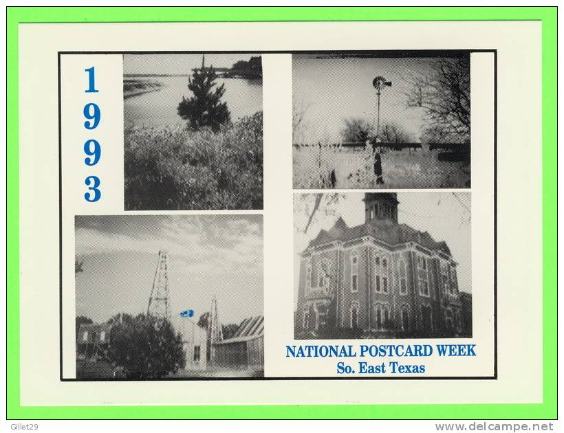 KIRBYVILLE, TX. - NATIONAL POSTCARD WEEK,1993 - 4 MULTIVIEWS - SIGNED BY DORIS L. MILLER - - Autres & Non Classés