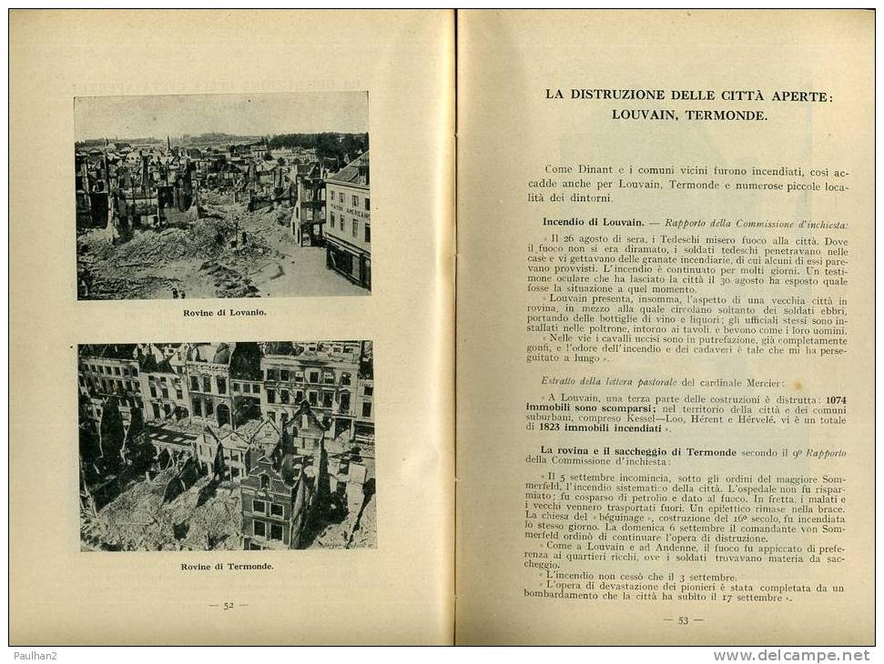 1° GUERRE MONDIALE - BELGIQUE - MASSACRES - AFFICHES - POW - DEPORTATIONS DES BELGES EN ALLEMAGNE - 1914/1918 - DAVIGNON - 1914-18