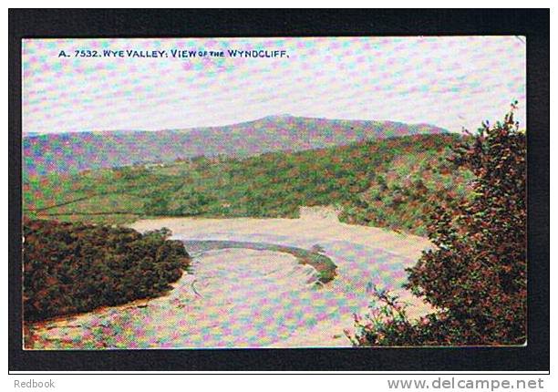 Early Celesque Postcard Monmouthshire Wales - Wye Valley - View Of The Wyndcliff  - Ref 217 - Monmouthshire