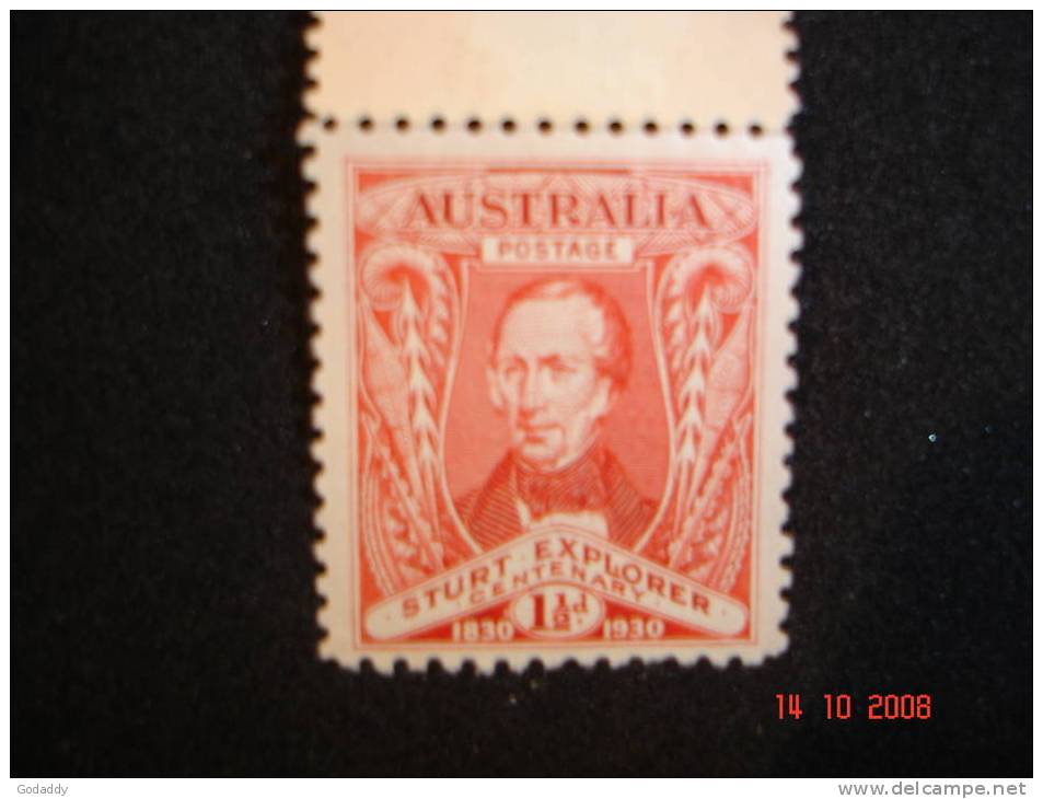 Australia 1930 Cent.of Sturt's Exp.  11/2d  SG117  MNH - Ongebruikt