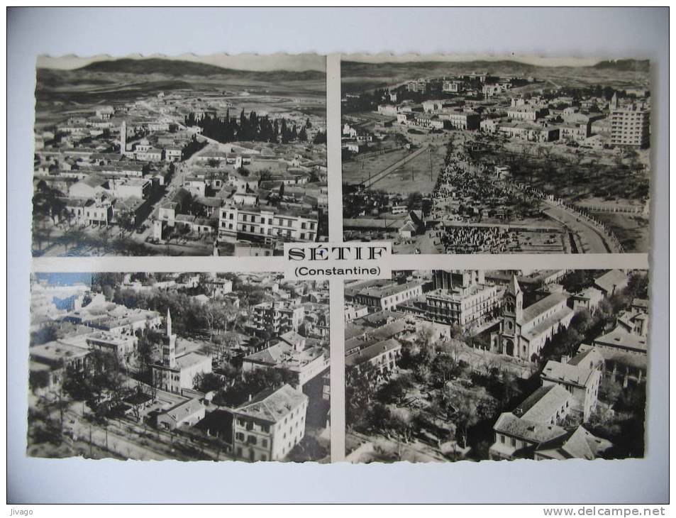 SETIF  (Algérie)  :  Carte Multivue Semi-moderne - Sétif