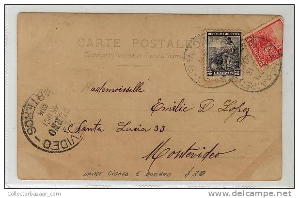 VINTAGE POSTCARD POSTAL ARTIST SIGNED E BOTTARO 1904 - Bottaro