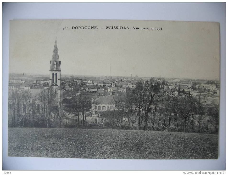 MUSSIDAN  (Dordogne)  :  Vue Panoramique - Mussidan