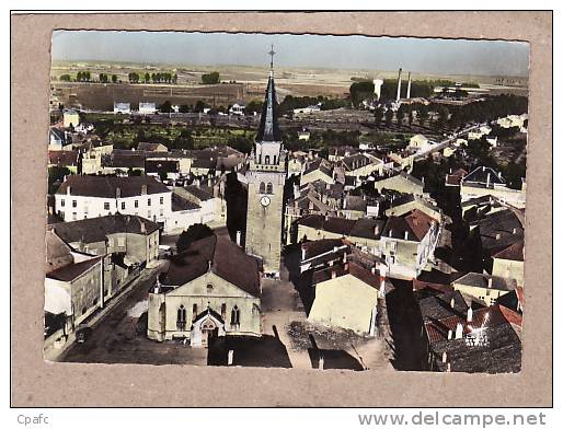 Carte 1950 JARNY - LE CENTRE ET L'EGLISE - Jarny