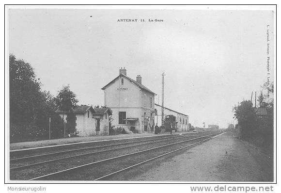 45 )) ARTENAY, La Gare, N° 11 Ed L Legrand - Artenay