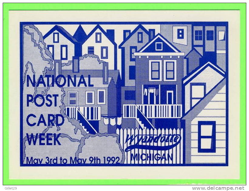 WYANDOTTE, MI -  NATIONAL POSTCARD WEEK ,1992 - JIM CRIDER - - Other & Unclassified