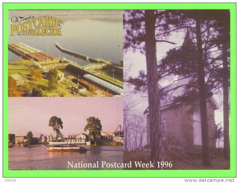 IOWA - NATIONAL POSTCARD WEEK,1996 - POSTCARD COLLECTOR COMMEMORATES NATIONAL - - Autres & Non Classés