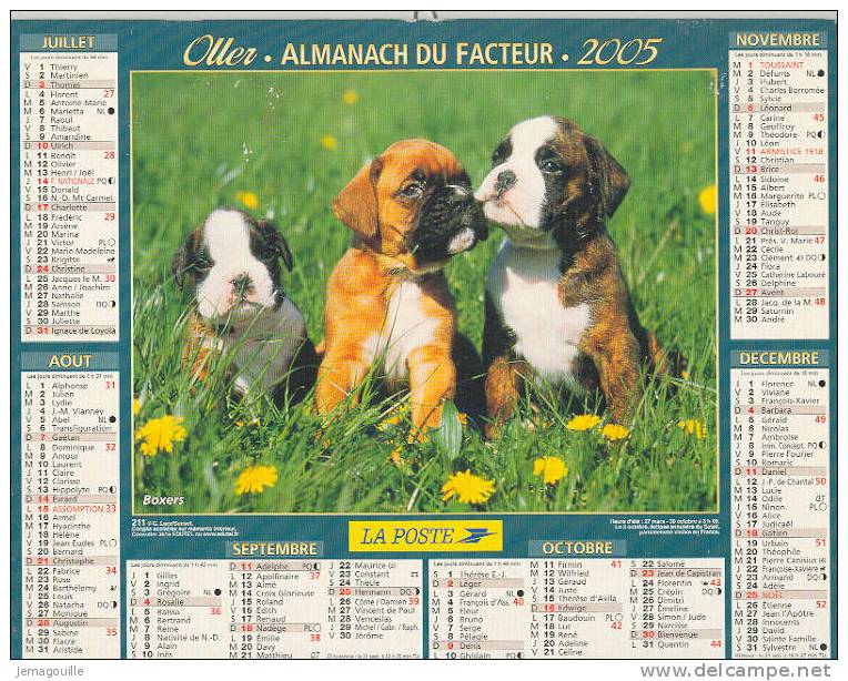 ALMANACH P.T.T. 2005 - Oller - Grand Format : 2001-...