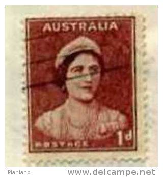 PIA - AUSTRALIA - 1938-42 : Reine Elizabeth - (Yv 127) - Oblitérés