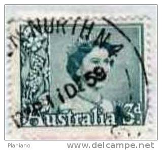 PIA - AUSTRALIA - 1959-62 : Reine Elizabeth II  - (Yv 250) - Oblitérés