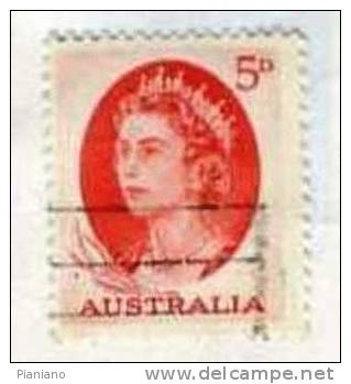 PIA - AUSTRALIA - 1963-65 : Reine Elizabeth II  - (Yv 290A) - Gebruikt
