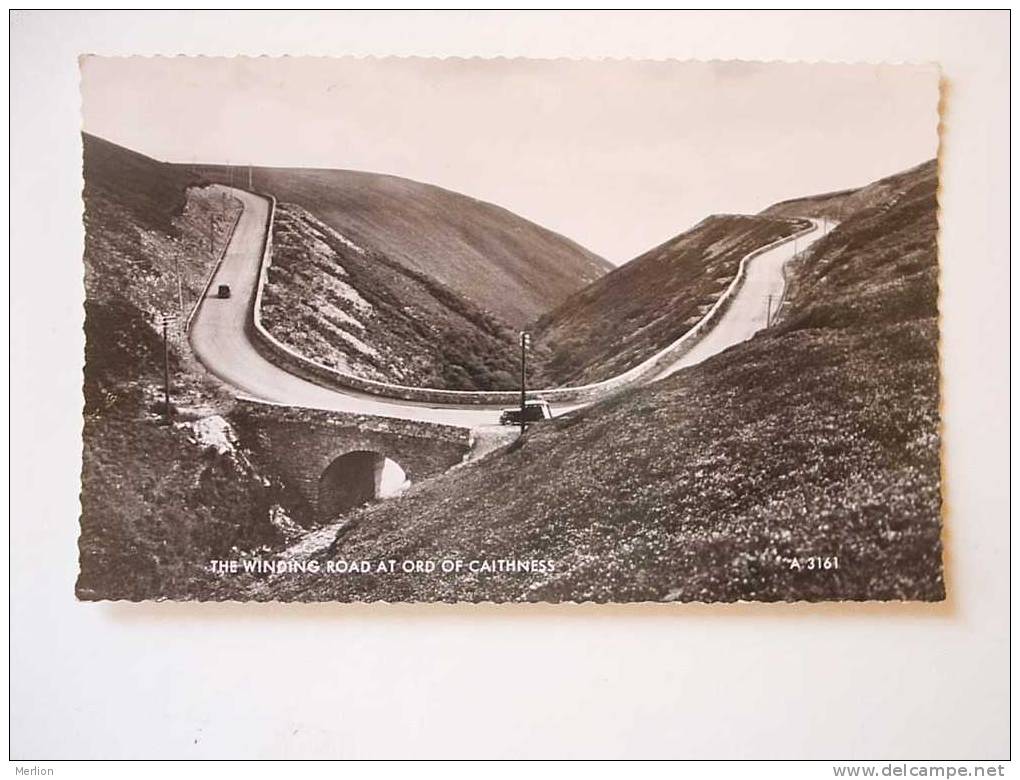 The Winding Road At Ord Of CAITHNESS -Scotland    Cca 1940-50´s -   VF  D34271 - Caithness