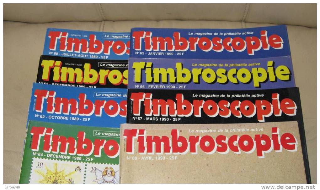 Timbroscopie N° 60 - 61 - 62 - 64 - 65 - 66 - 67 - 68 - Francés (desde 1941)