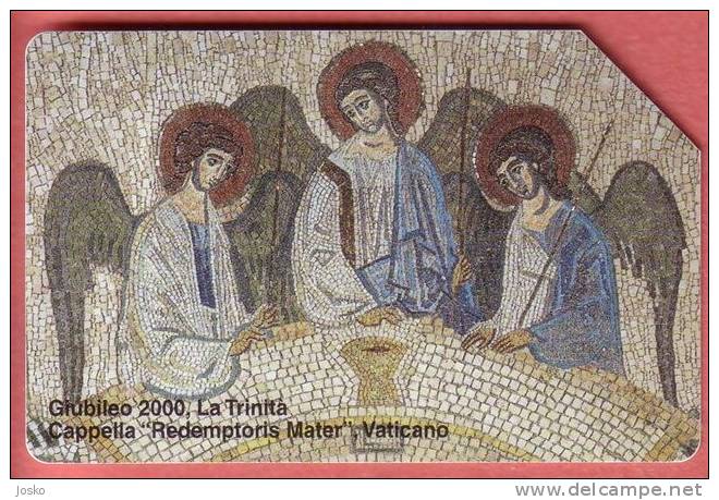 VATICAN  SCV 69  ( L.10.000 ) * Mosaic - Mosaïque - Mosaico - Mosaik * Religion Painting - Tableau - Paintings - Tableau - Vatican