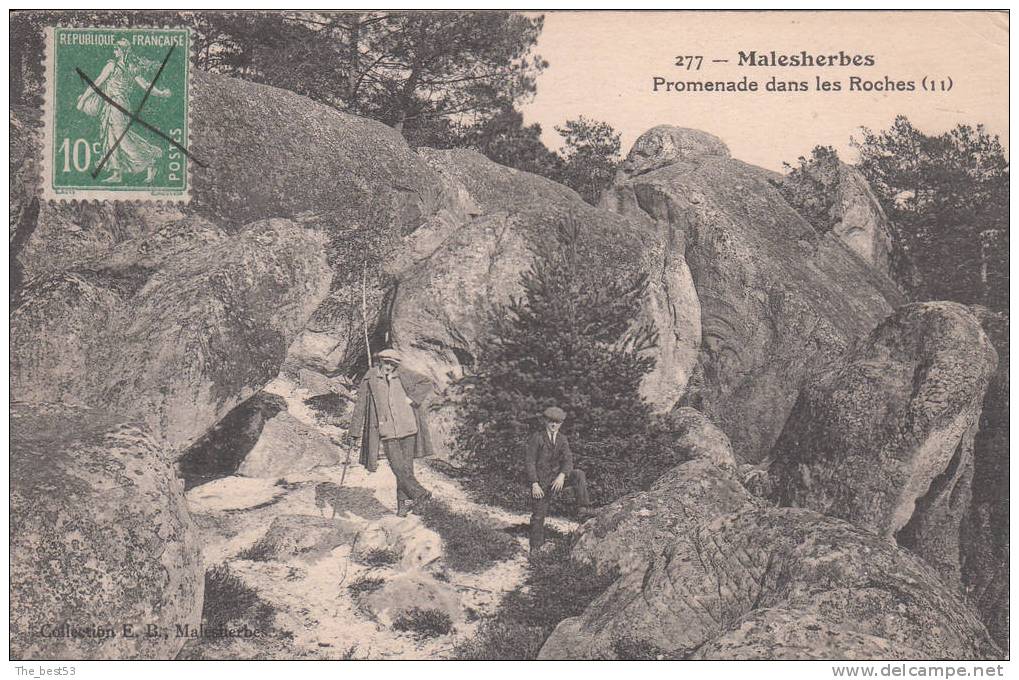 277   -   Malesherbes   -   Promenade Dans Les Roches - Malesherbes