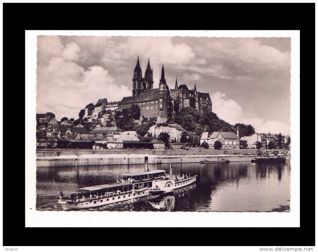 MEISSEN - ELBE - DOM ALBRECHTSBURG UND ELBDAMPFER MUHLBERG N° 12-1730 - Meissen