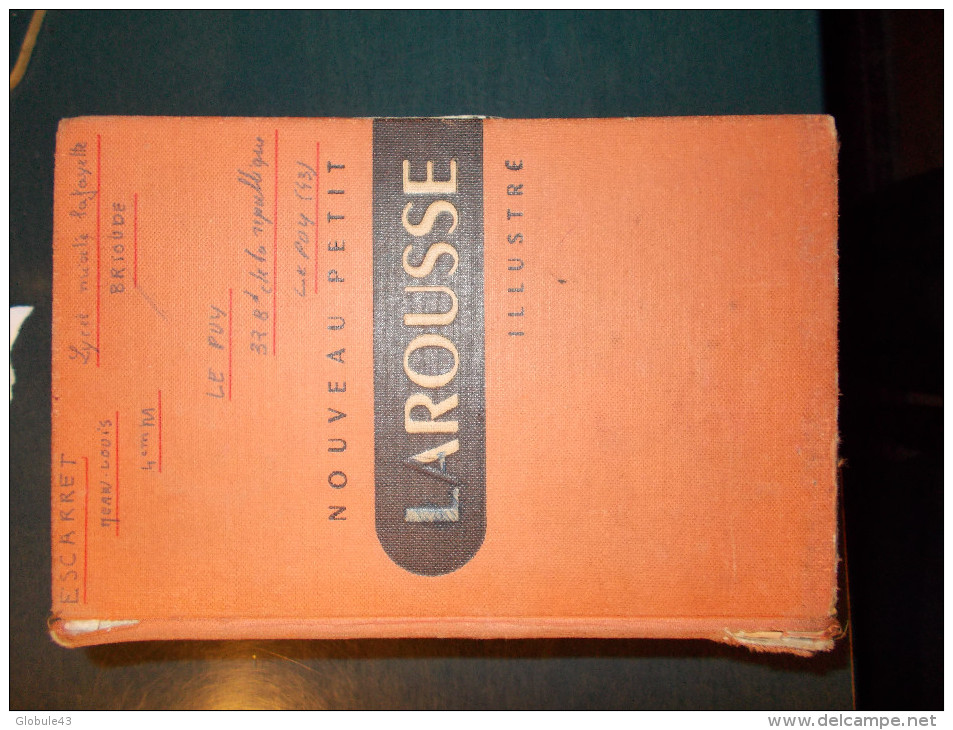 NOUVEAU PETIT LAROUSSE ILLUSTRE édition 1958 (couverture Bonne) - Dictionnaires