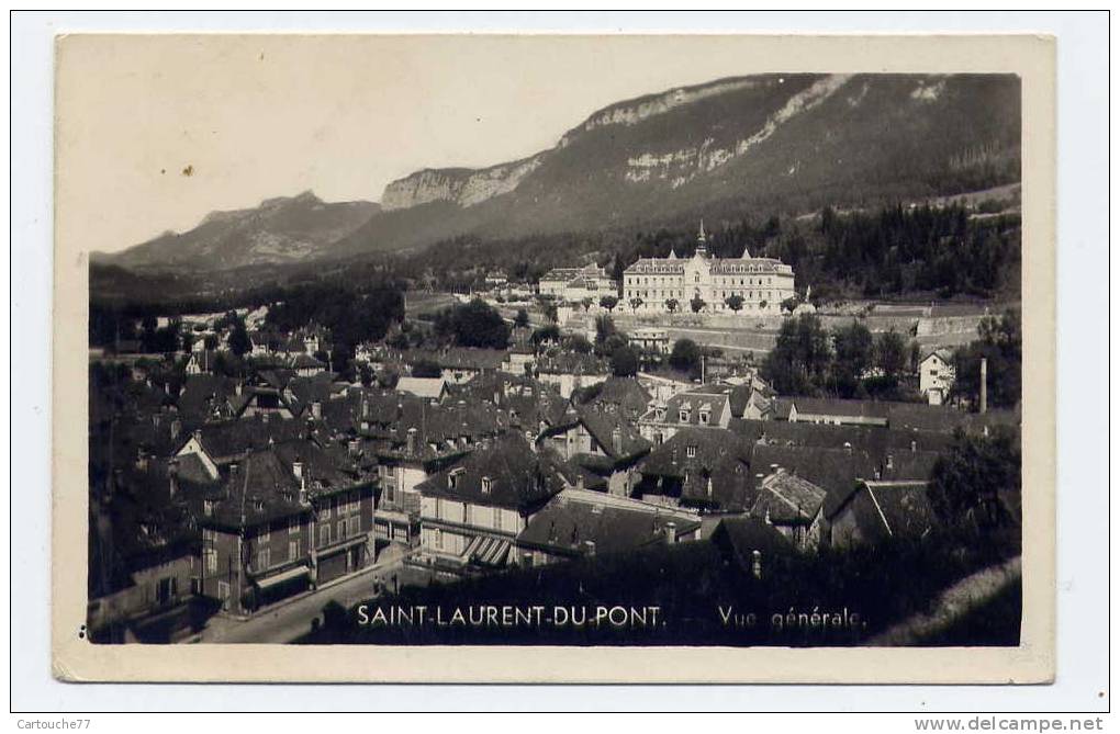 P4 - SAINT-LAURENT-DU-PONT - Vue Générale (1947) - Saint-Laurent-du-Pont