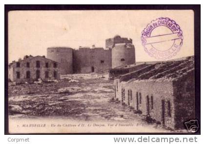 MARSEILLE - PRISON DU CHATEAU D´IF - Ile Du Chateau D´If - Le Donjon - Vue D´Ensemble - MINT OLD POSTCARD - Bagne & Bagnards