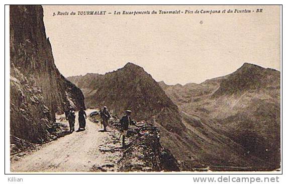 Route Du Tourmalet Les Escarpements Du Tourmalet - Autres & Non Classés