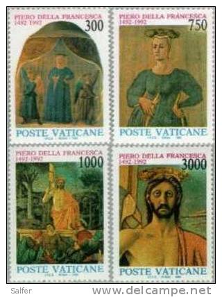 VATICAN - 1992 PIERO DELLA FRANCESCA -  MNH - Unused Stamps